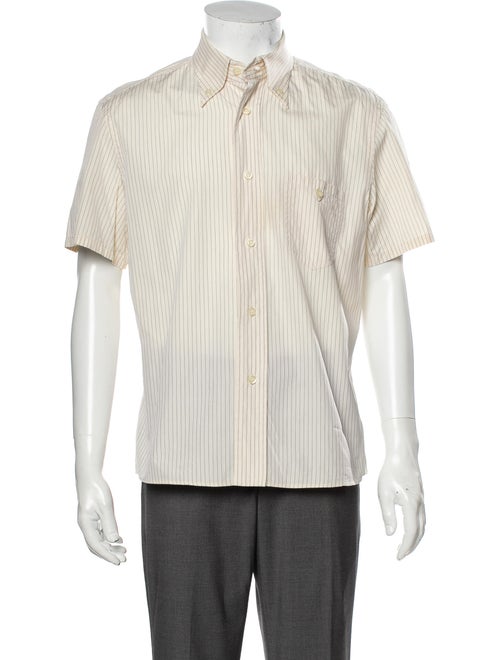 Prada Striped Short Sleeve Shirt