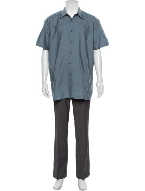 Prada Short Sleeve Shirt Blue