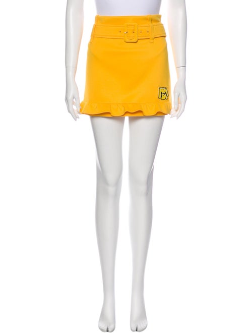 Prada 2019 Mini Skirt w/ Tags Yellow
