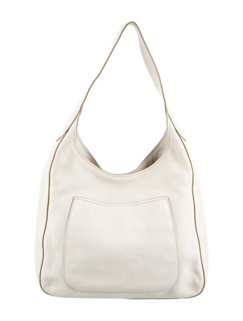 Prada Vitello Daino Hobo White