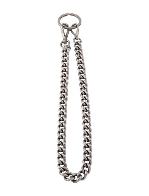 Prada Chain Key Chain silver