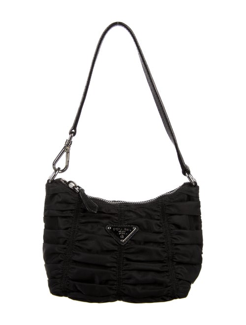 Prada Tessuto Gaufre Mini Bag Black