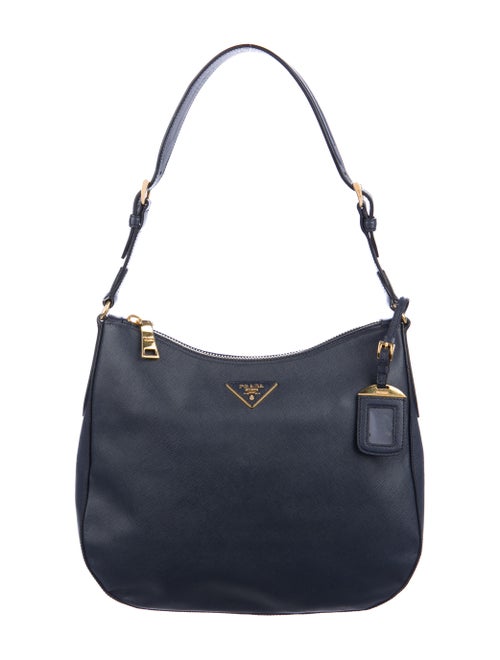 Prada Saffiano Lux Hobo Gold