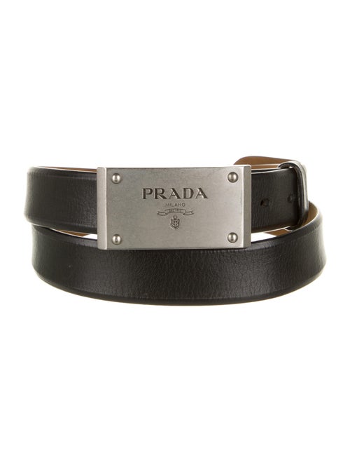 Prada Leather Belt Black
