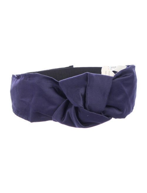 Prada Silk Waist Belt Navy
