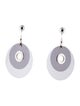Prada Circle Drop Earrings