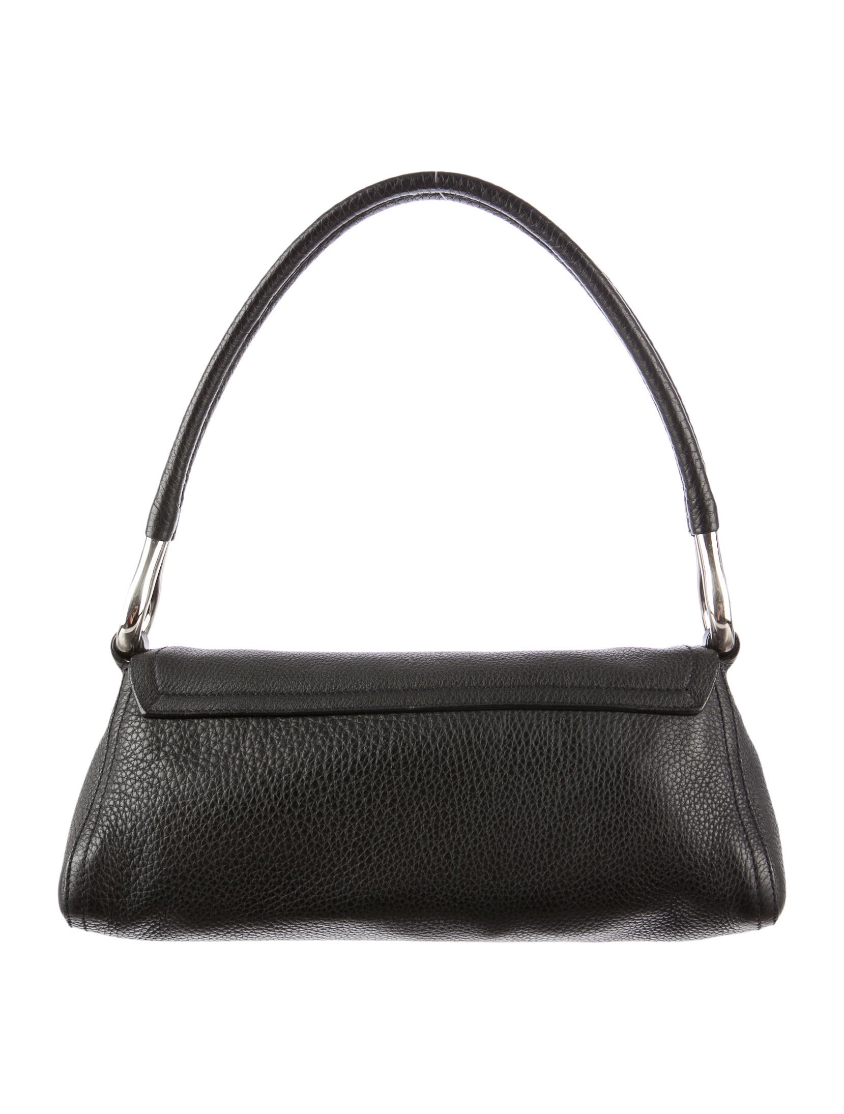 Prada Vitello Daino Swing Bag - Black Shoulder Bags, Handbags