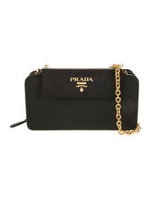 Saffiano Lux Chain Wallet