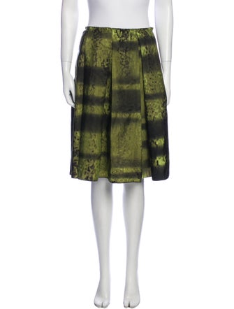 Prada Printed Knee-Length Skirt
