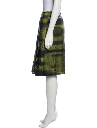 Prada Printed Knee-Length Skirt