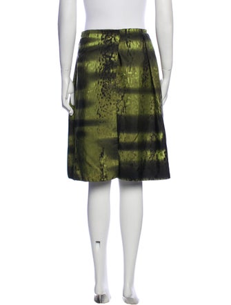 Prada Printed Knee-Length Skirt