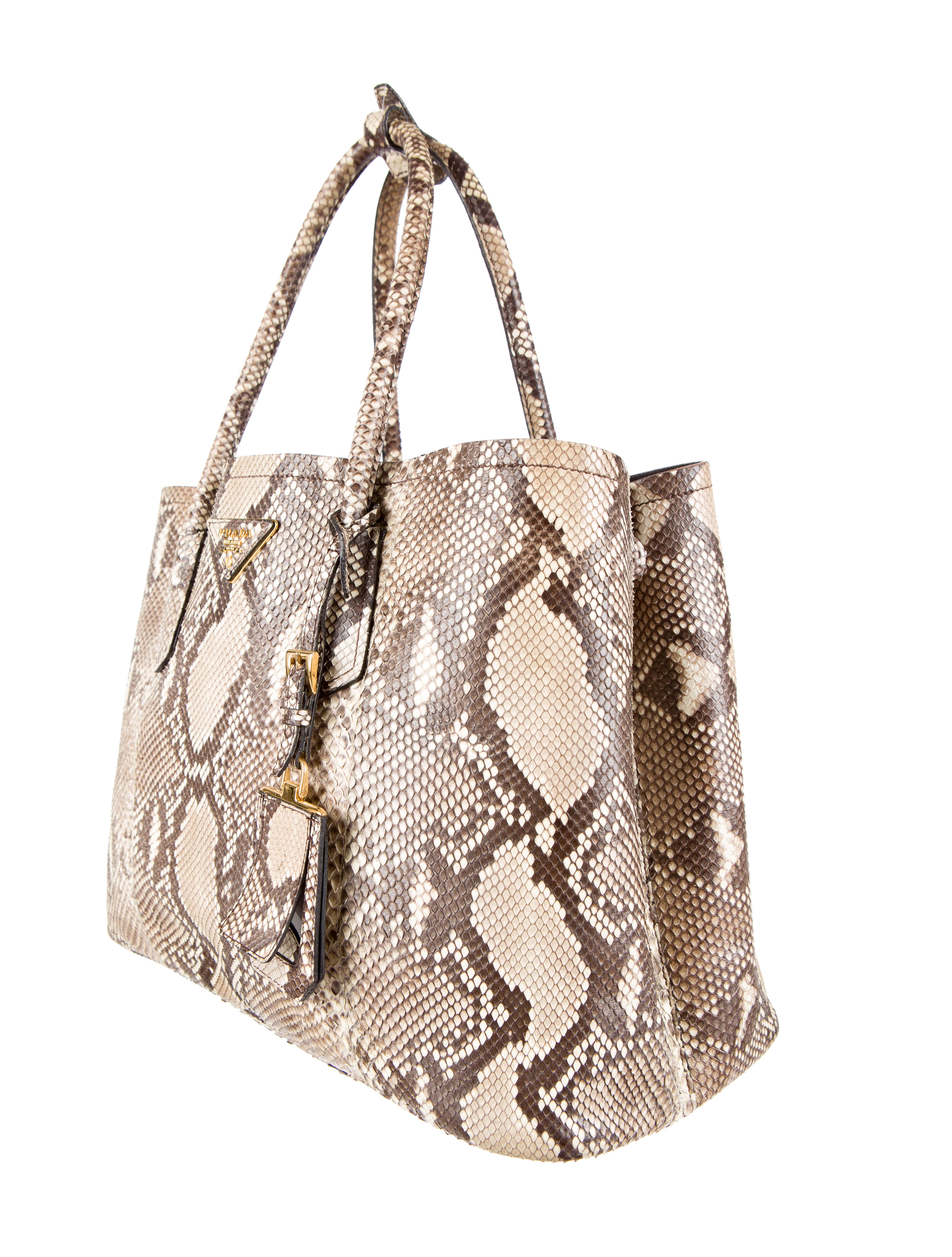 Prada Python Double Bag