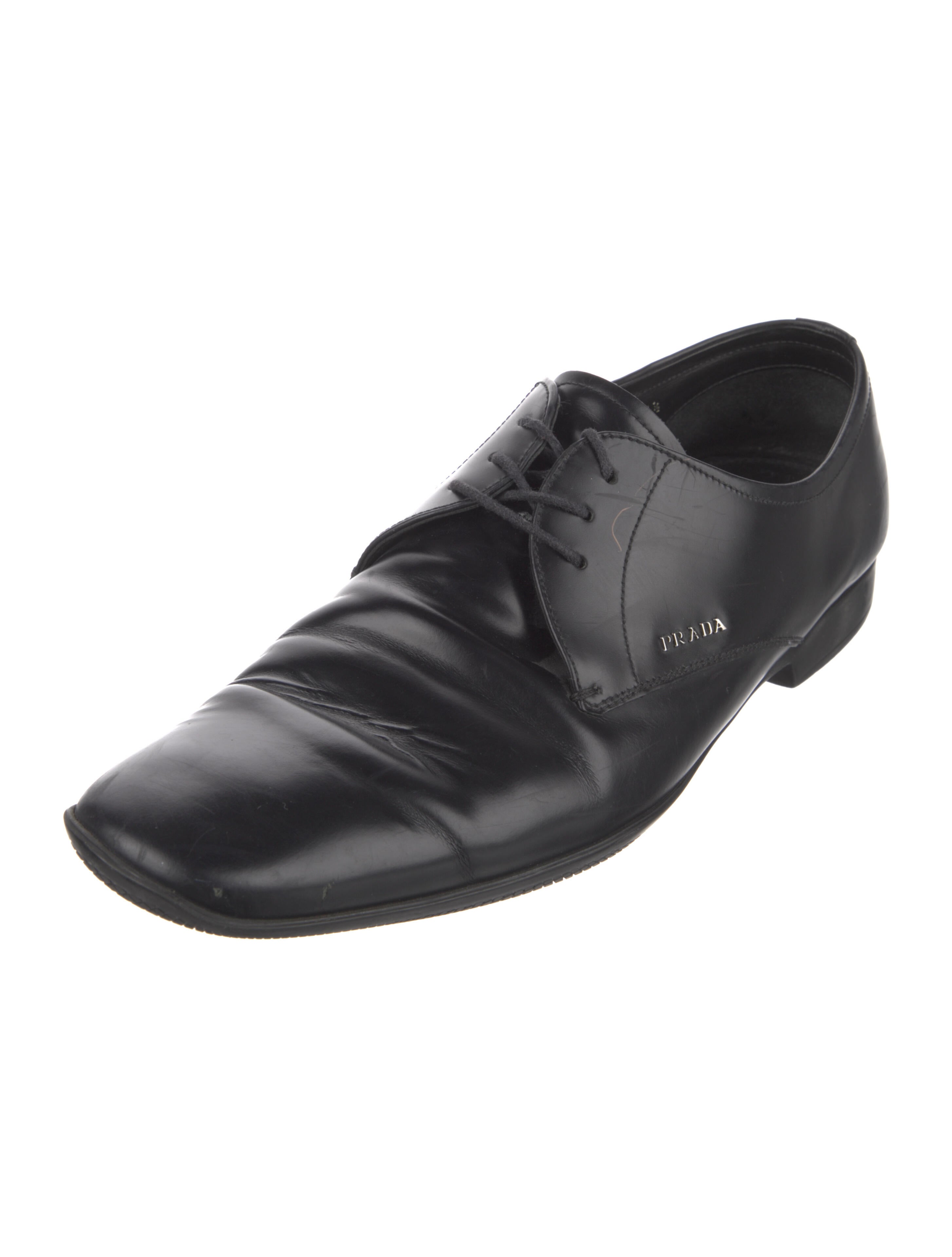 Prada Leather Derby Shoes
