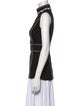 Prada Turtleneck Sleeveless Blouse