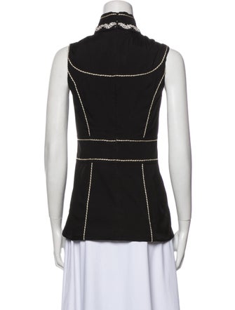 Prada Turtleneck Sleeveless Blouse