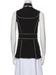 Prada Turtleneck Sleeveless Blouse