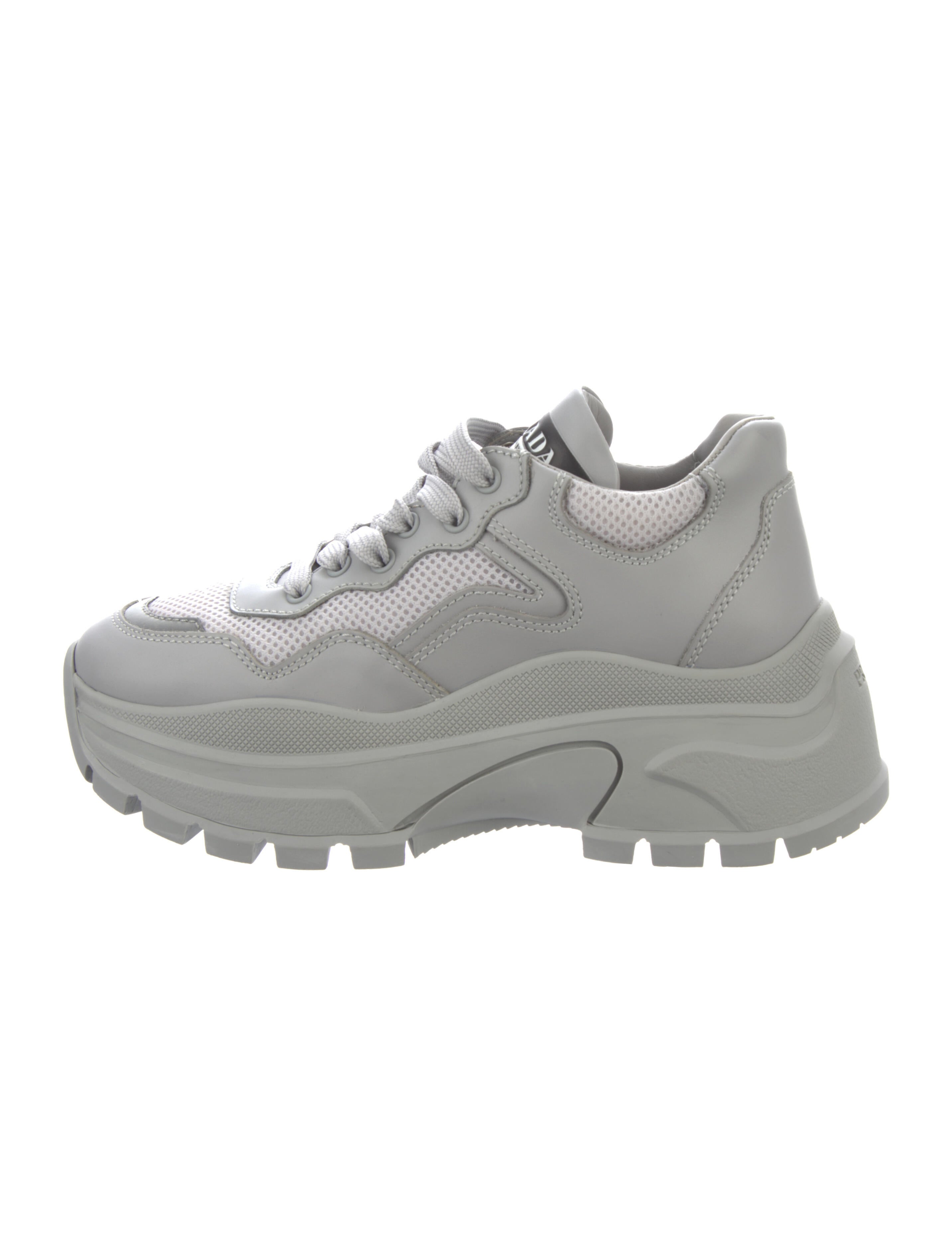 prada chunky sole trainers