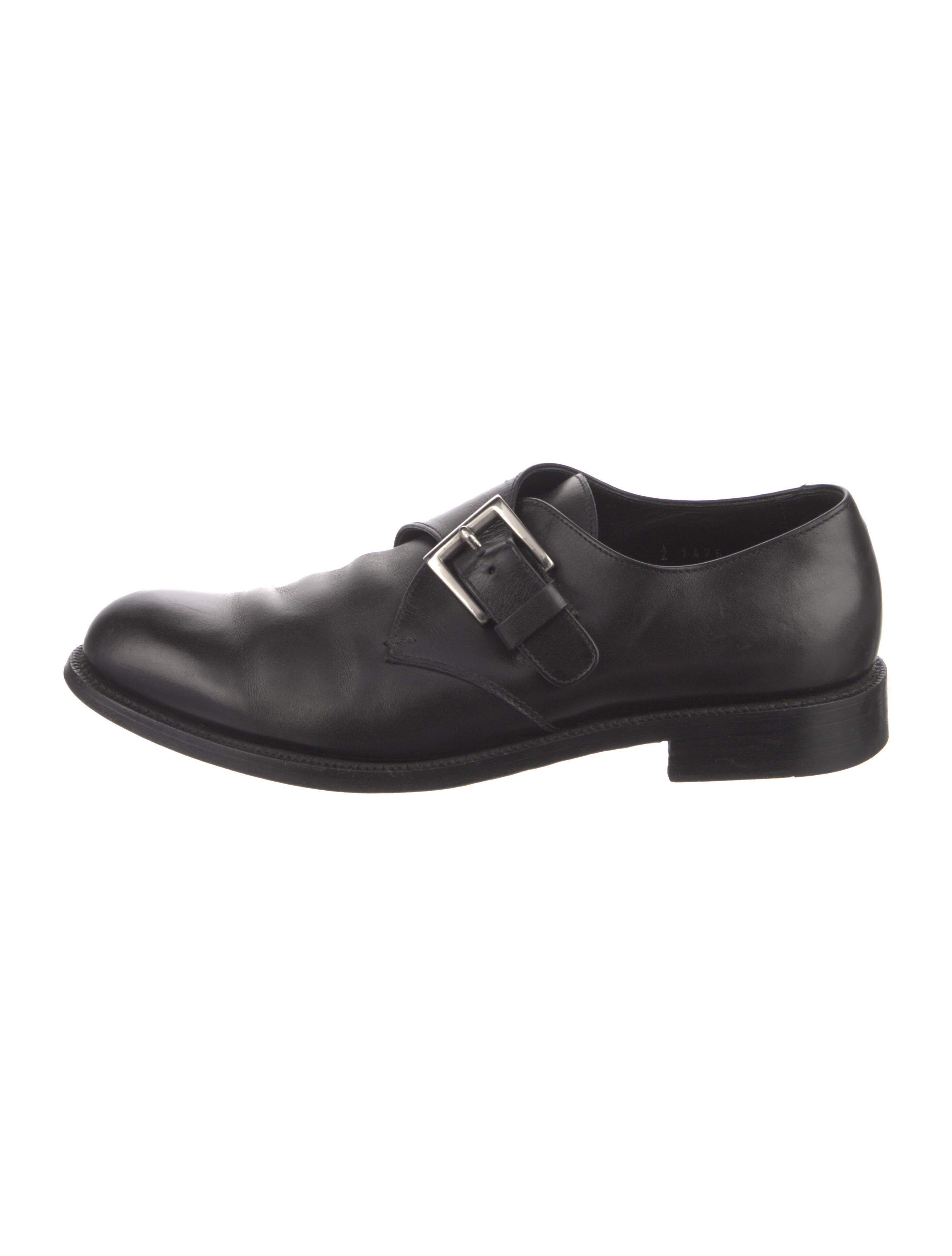 prada monk strap shoes