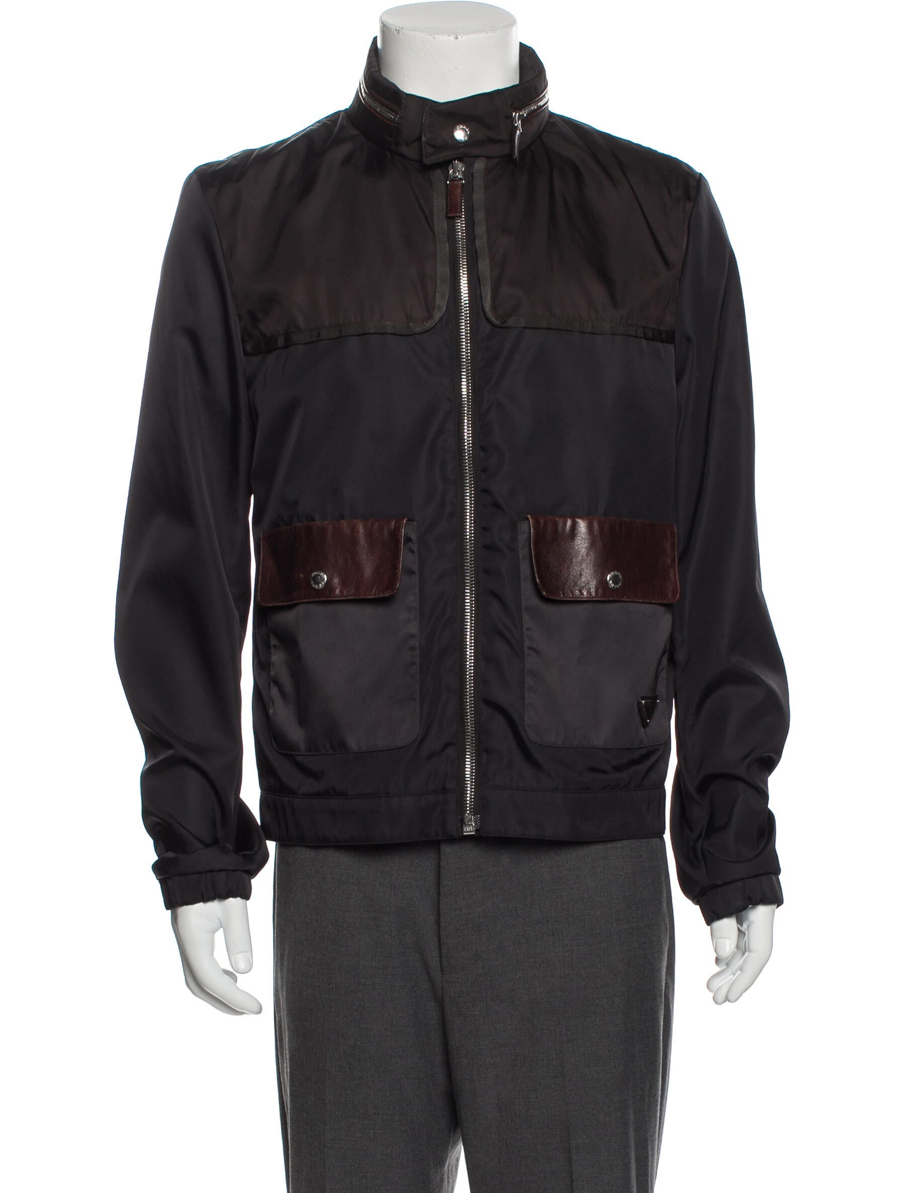 ジャケット・アウター PRADA SPORT / Nylon Utility Jacket 06ss Prada Nylon Utility Jacket - Black Outerwear, Clothing