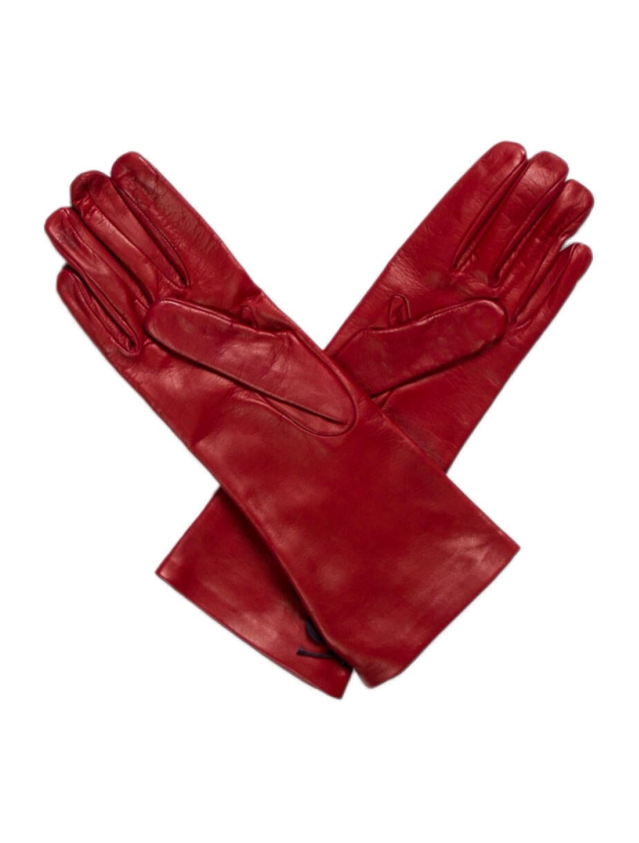 Prada Leather Gloves - Red Gloves & Mittens, Accessories