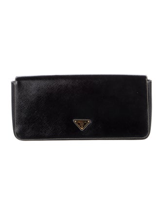 Prada Saffiano Vernice Clutch
