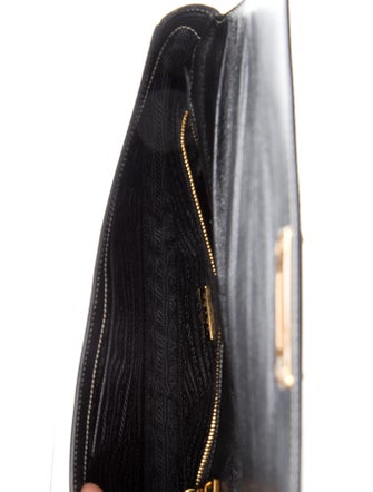 Prada Saffiano Vernice Clutch