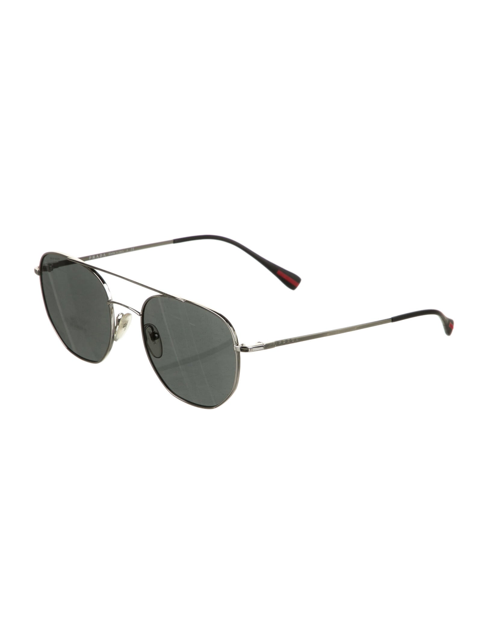 prada white aviator sunglasses