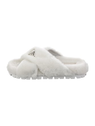 Prada Fur Slides