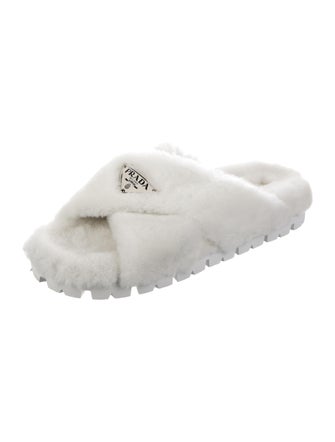 Prada Fur Slides