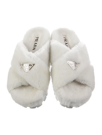 Prada Fur Slides