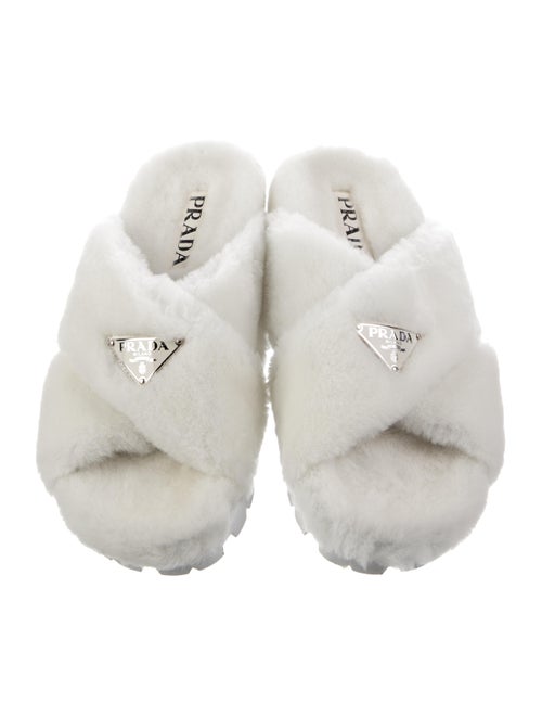 Prada Fur Slides
