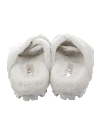 Prada Fur Slides
