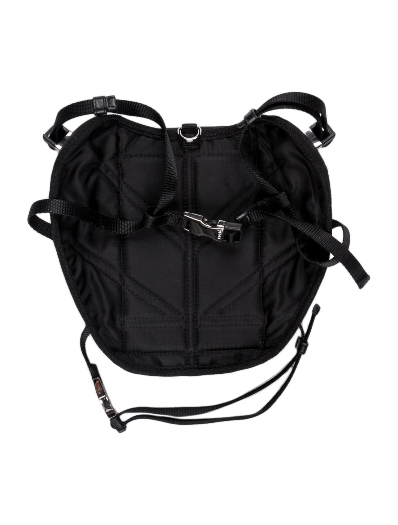 Prada Nylon Dog Harness Black Pet Accessories, Decor & Accessories