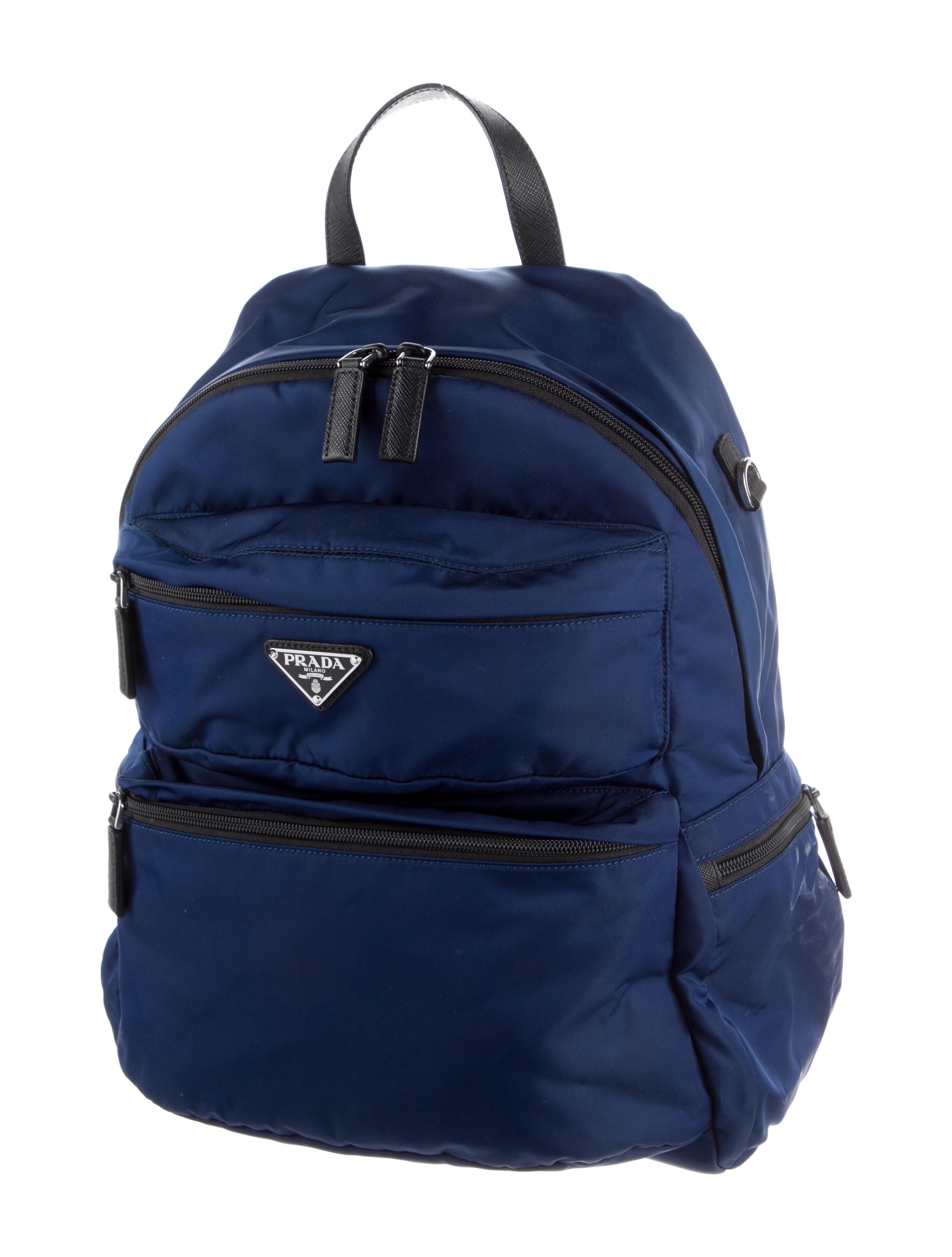 Prada Tessuto Montagna Backpack Blue Backpacks, Bags PRA739304