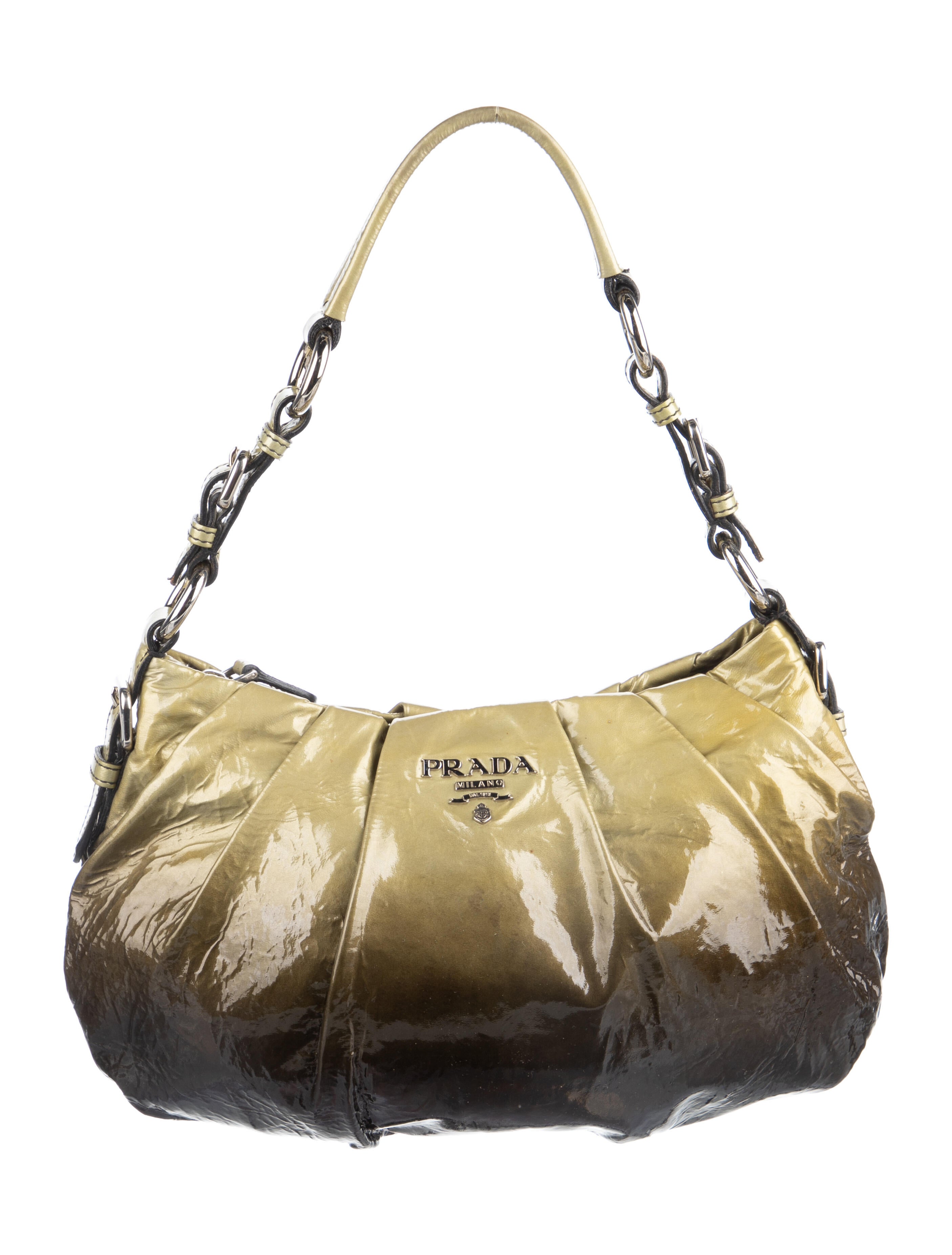 Prada Mini Tessuto Hobo Black Hobos, Handbags PRA340410 The RealReal