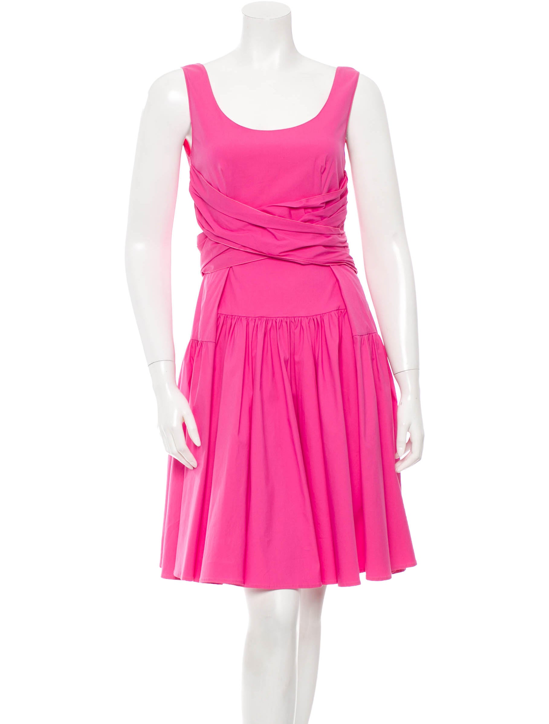 prada gathered dress clothing pra74717 the realreal prada gathered dress clothing pra74717 the realreal