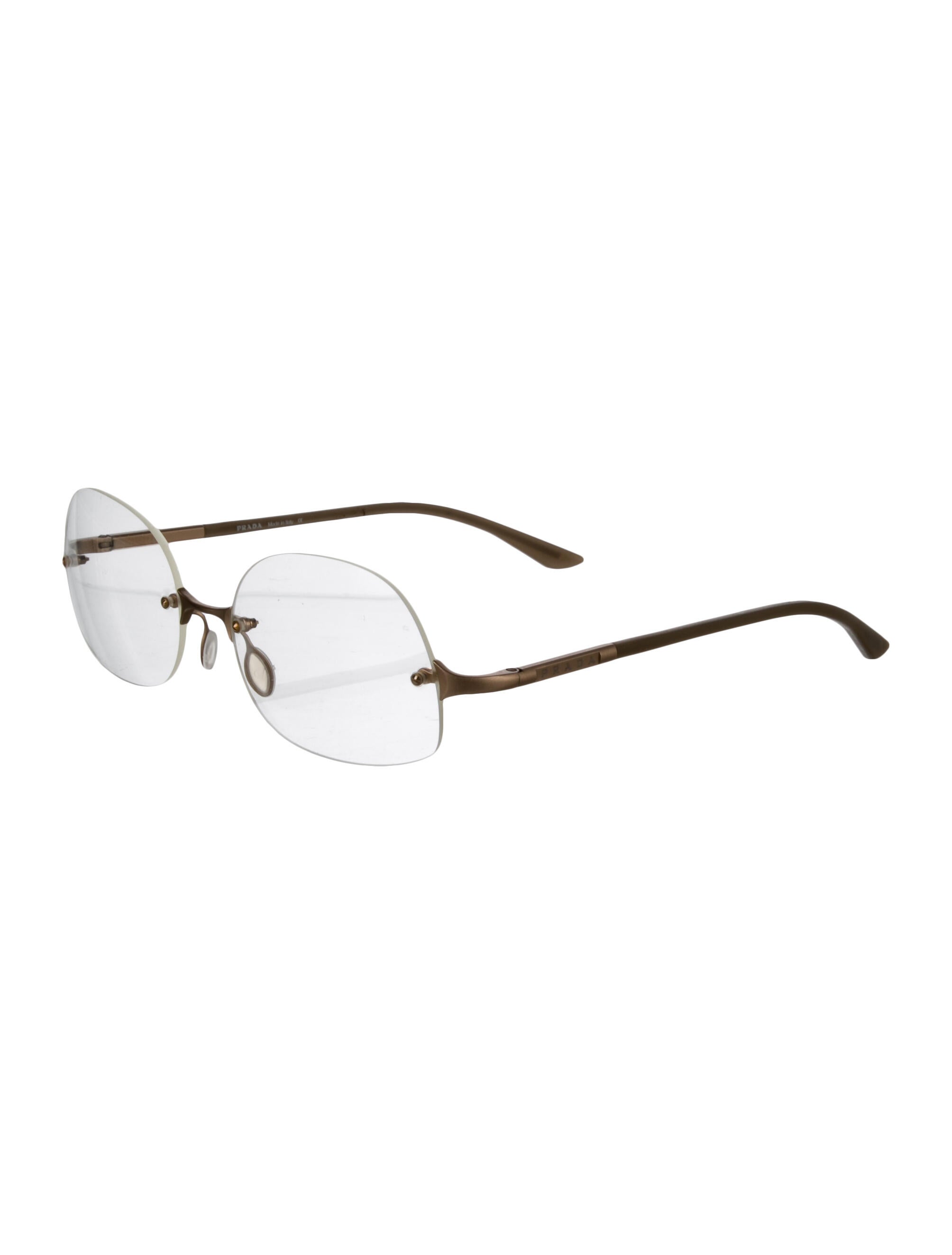 prada round eyeglasses