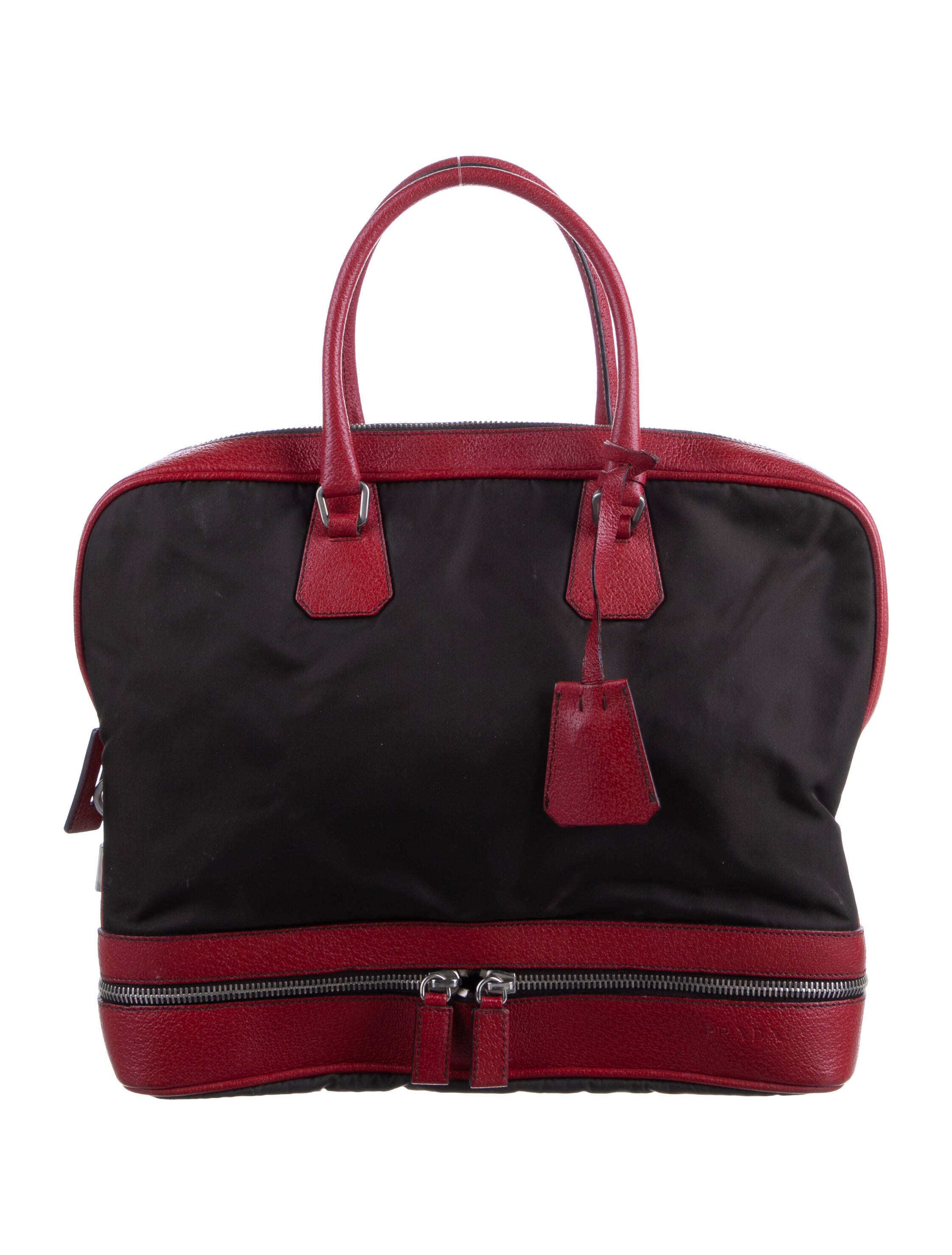 プラダ PRADA ボストン BL0283 CINGHIALE CUOIO Prada Paglia Cinghiale Frame Tote in Black (Lot 2030