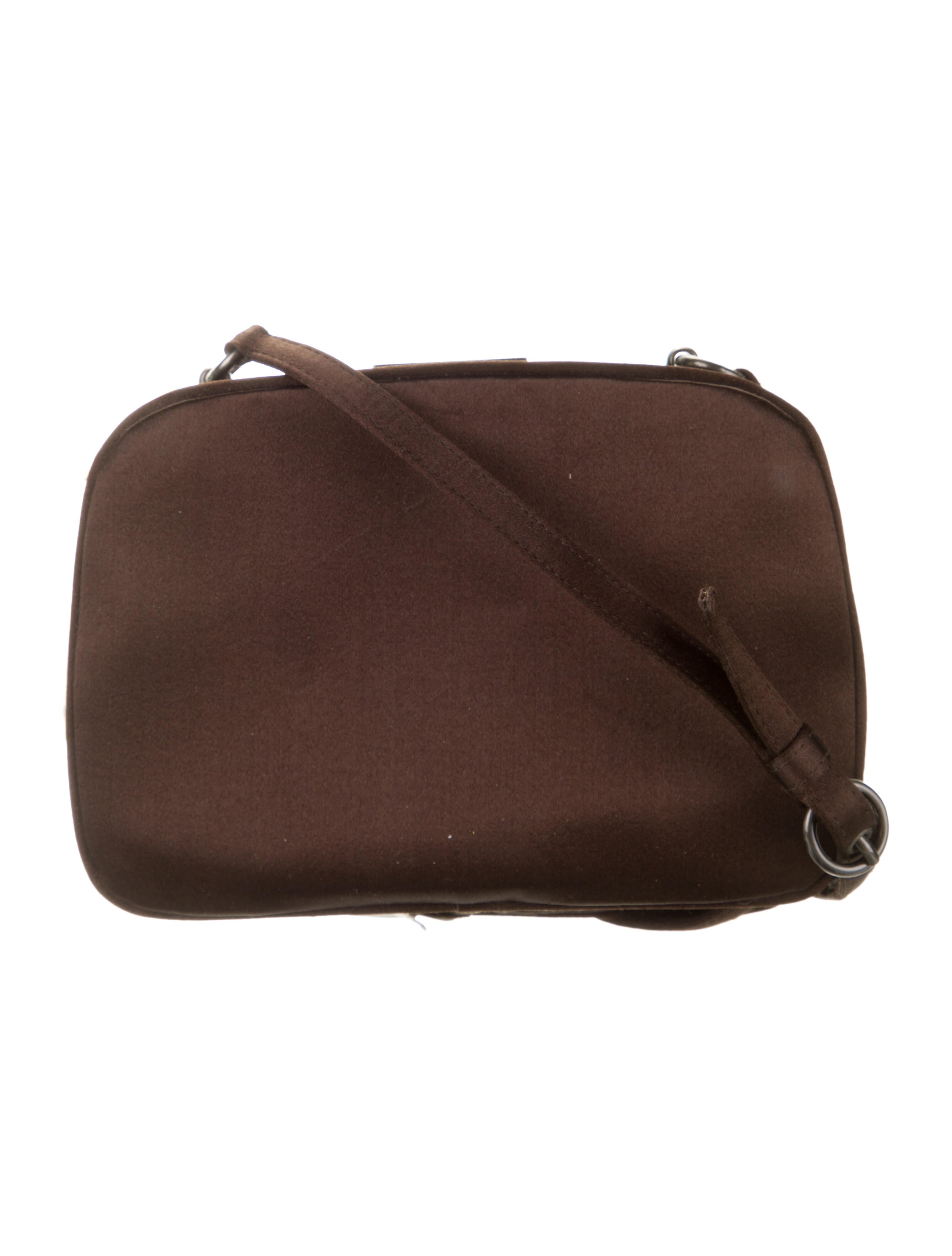 Prada Vintage Raso Crossbody Bag Brown Crossbody Bags, Handbags