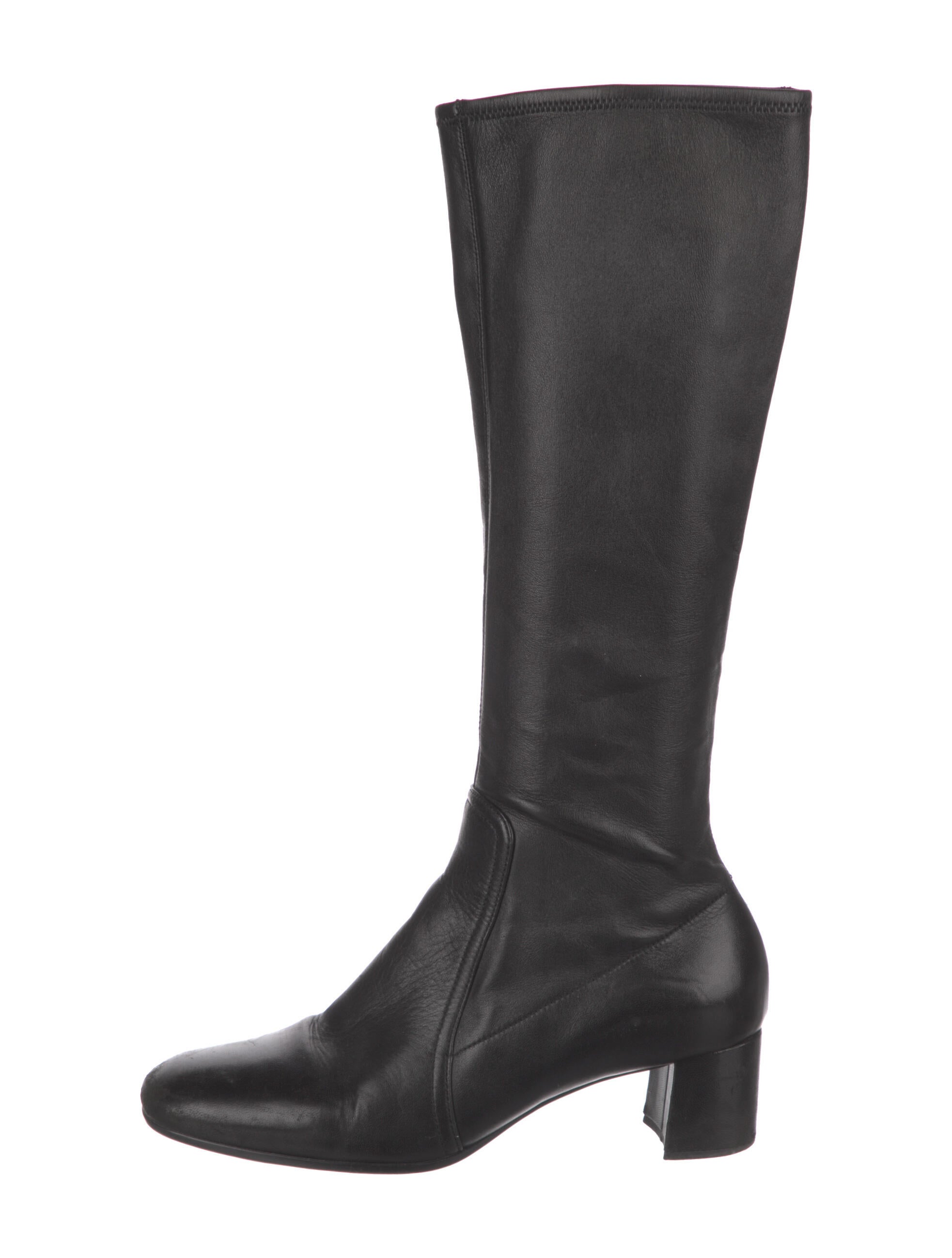 Prada Leather Sock Boots Black Boots, Shoes PRA775182 The RealReal