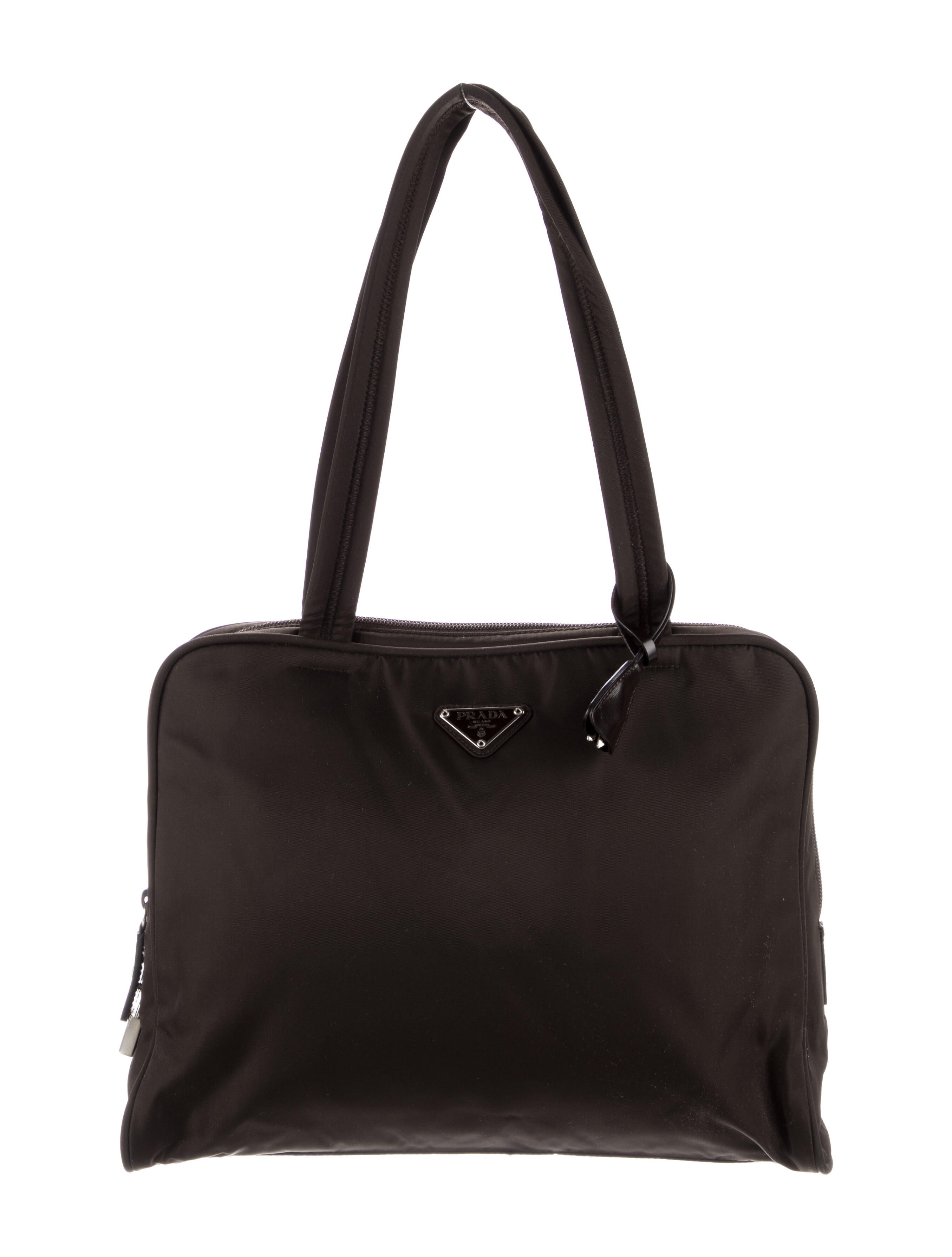 Prada Vintage Tessuto Sport Tote Bag Brown Totes, Handbags