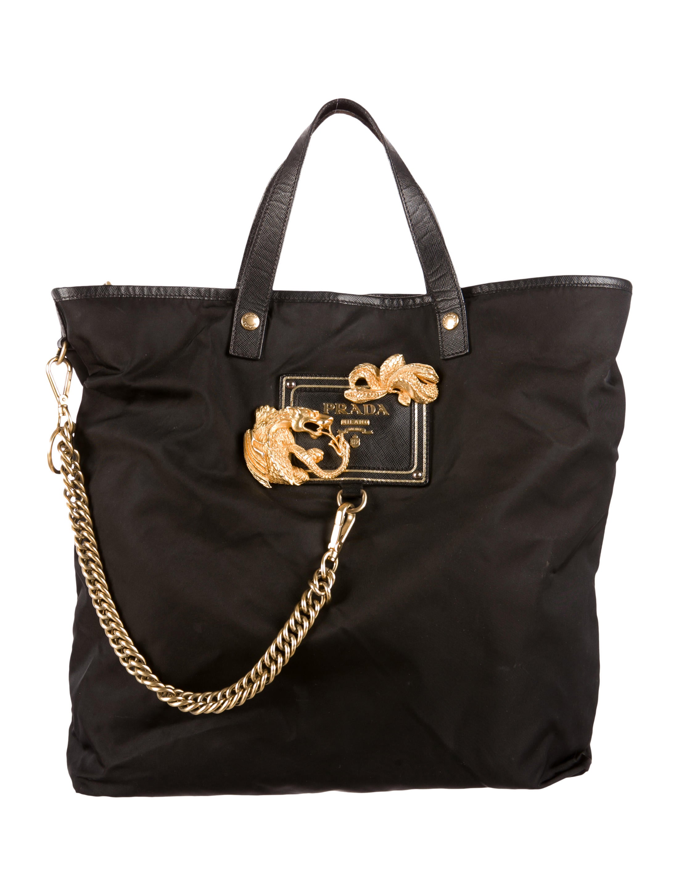 Prada Animalier Tote Handbags PRA77752 The RealReal