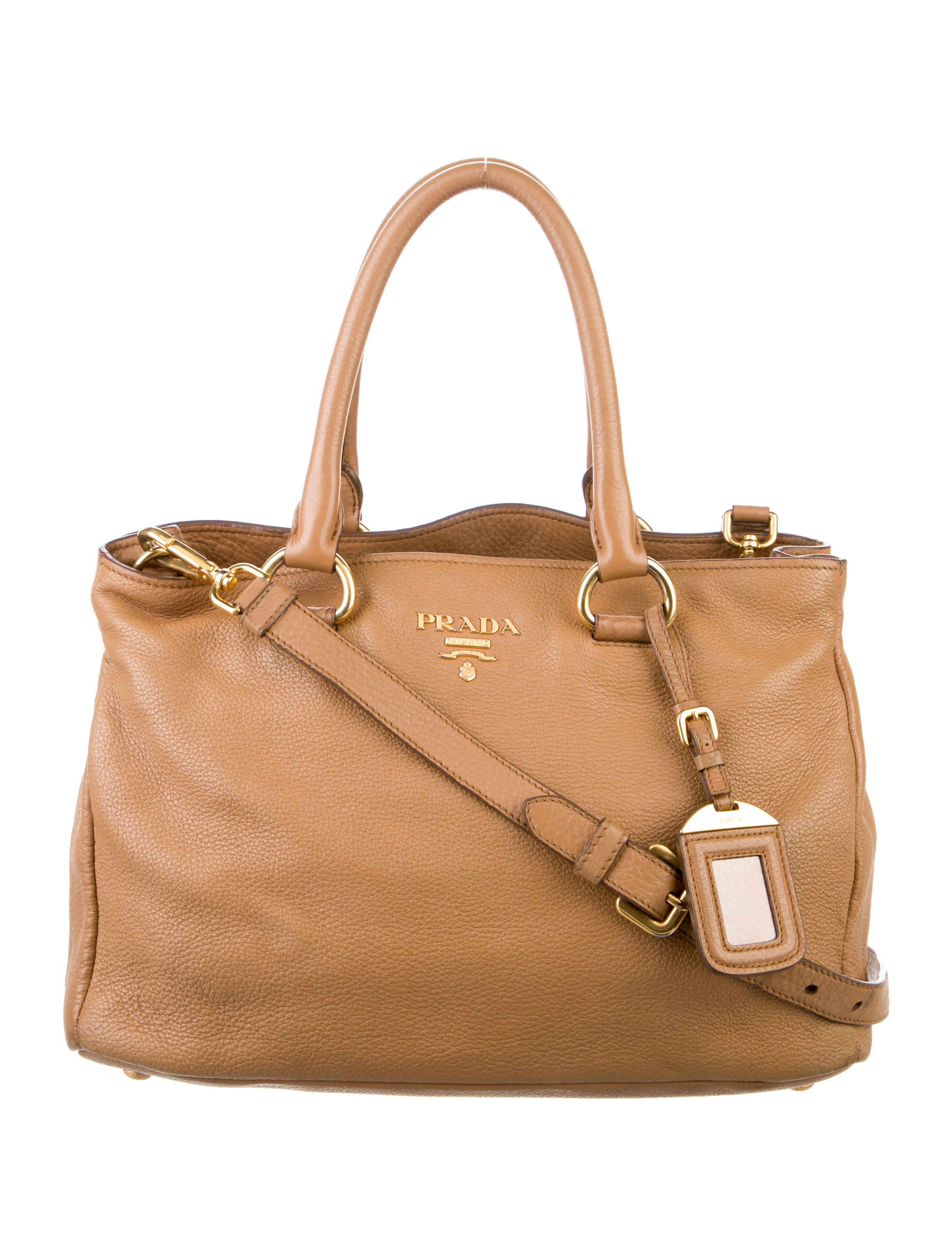 Prada Canapa Animalier Bag Brown Handle Bags, Handbags PRA82016