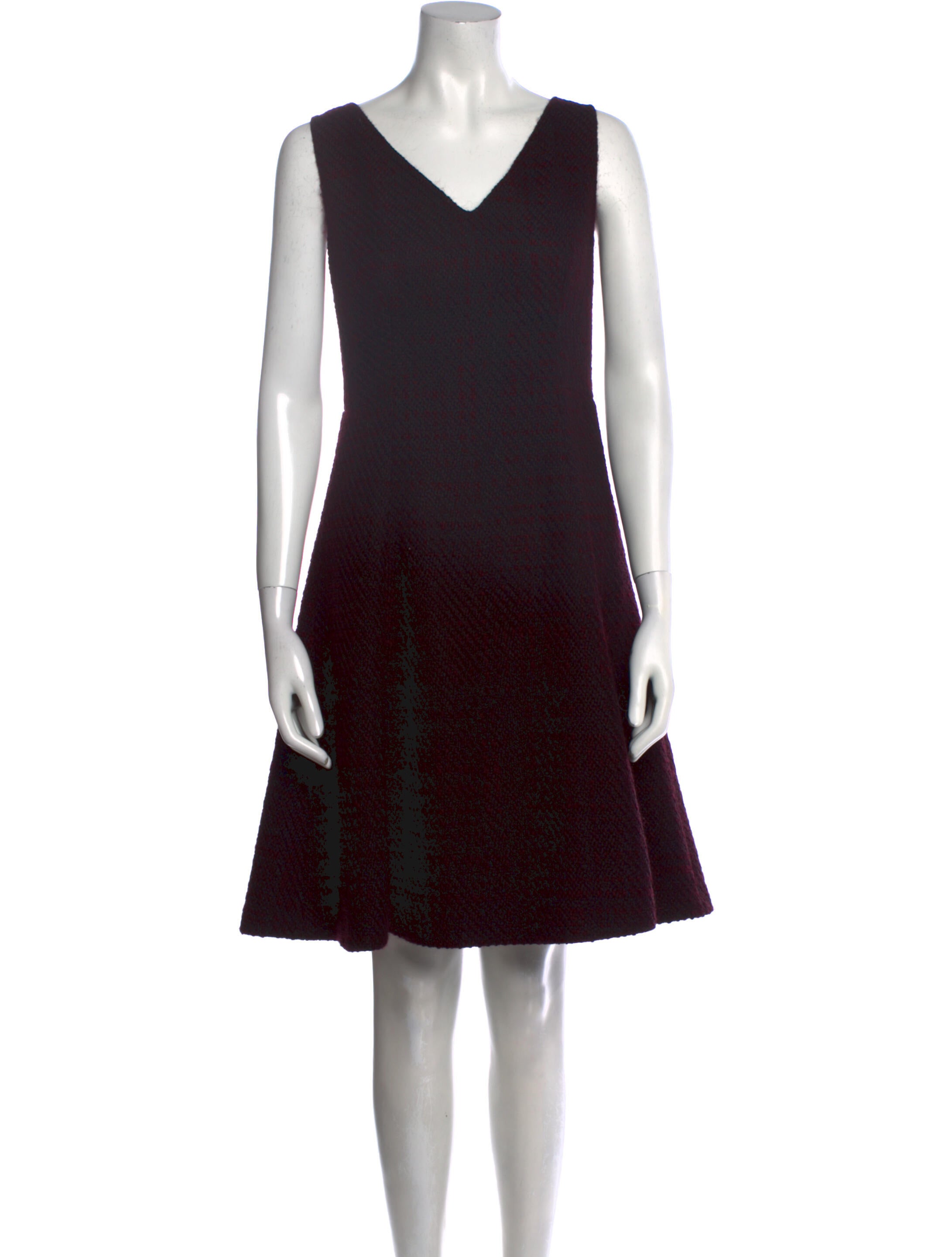 Prada Virgin Wool Knee-Length Dress
