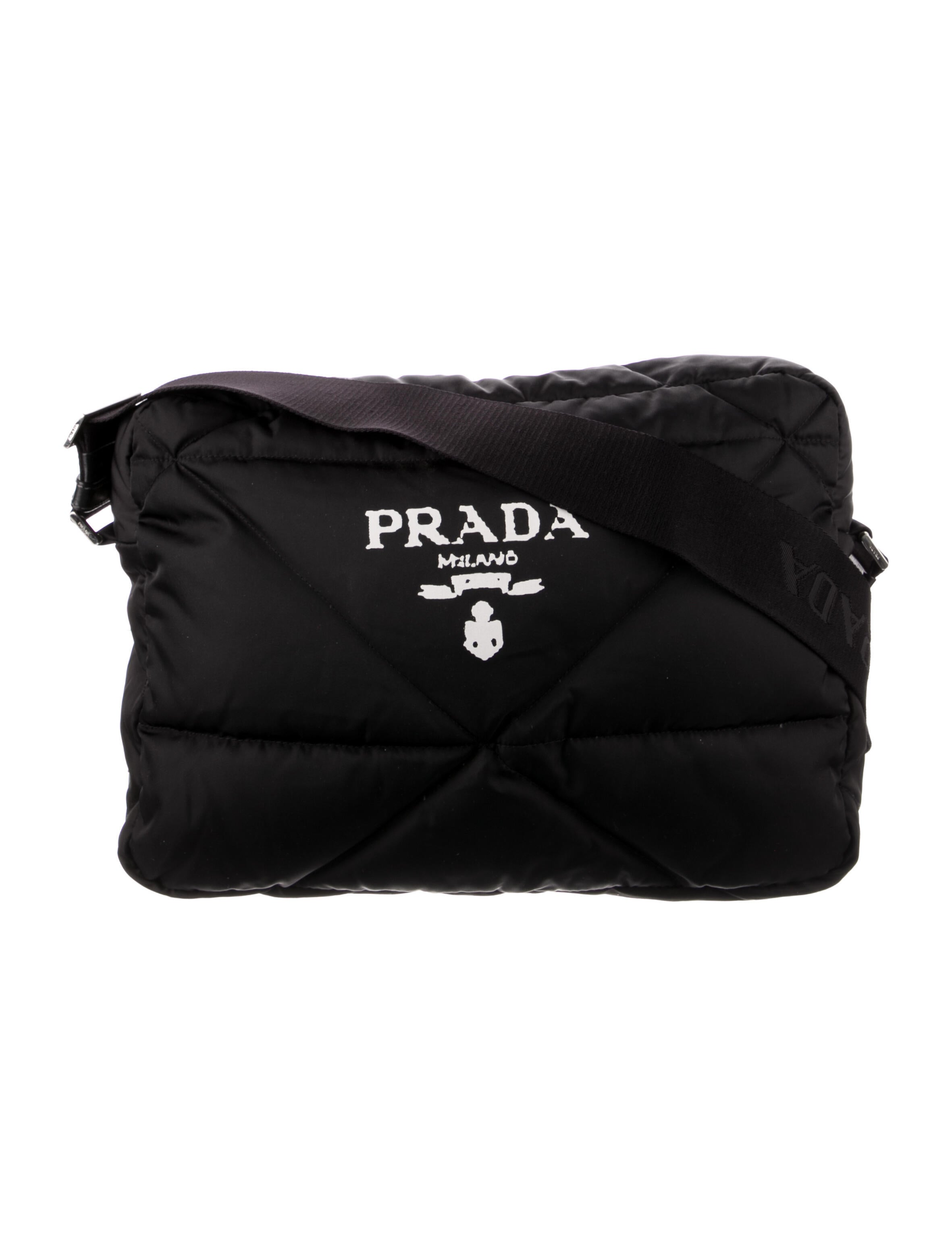 Prada 2021 ReNylon Padded Shoulder Bag Black Shoulder Bags, Handbags