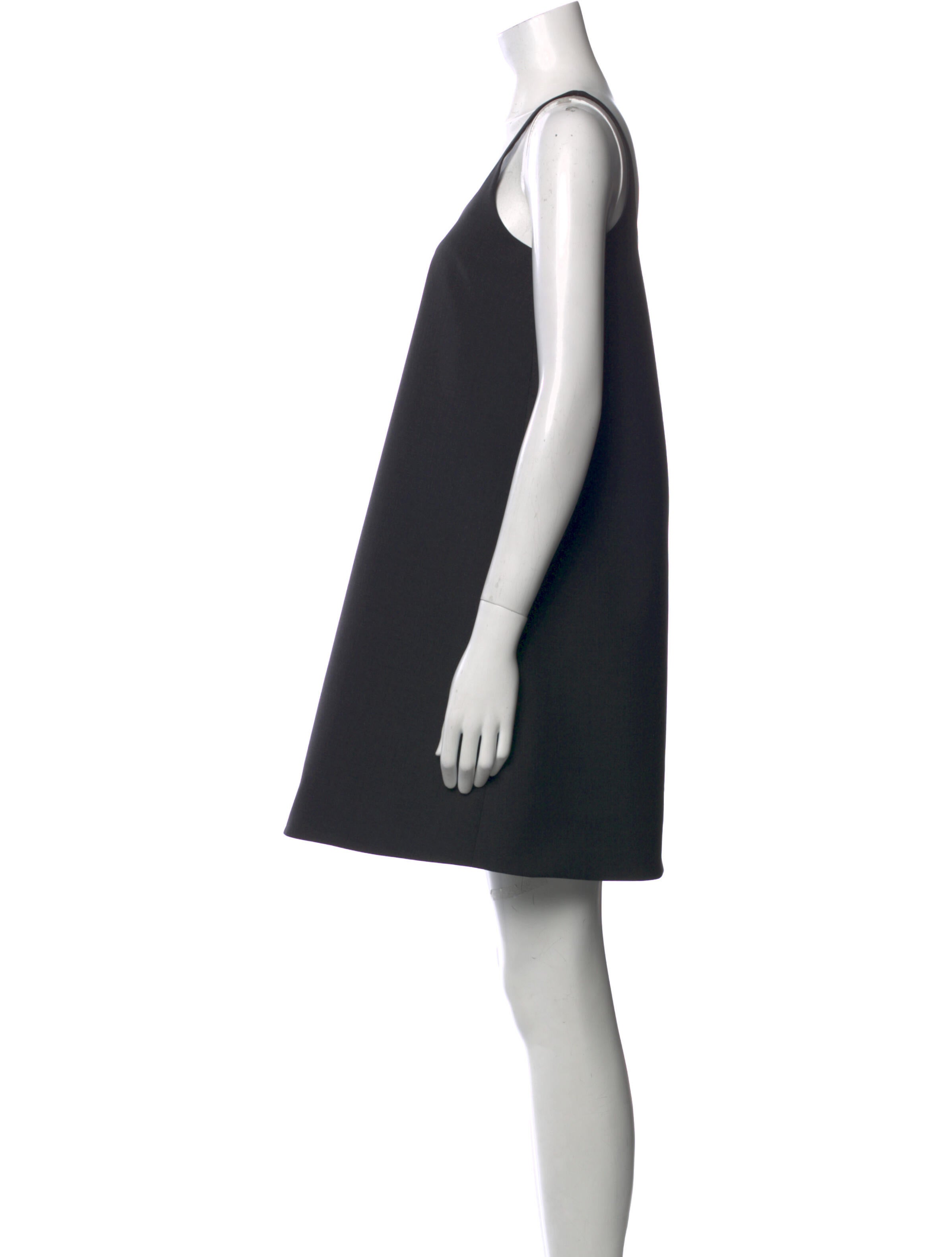 prada wool mini dress Prada Virgin Wool Mini Dress - Grey Dresses, Clothing - PRA799482
