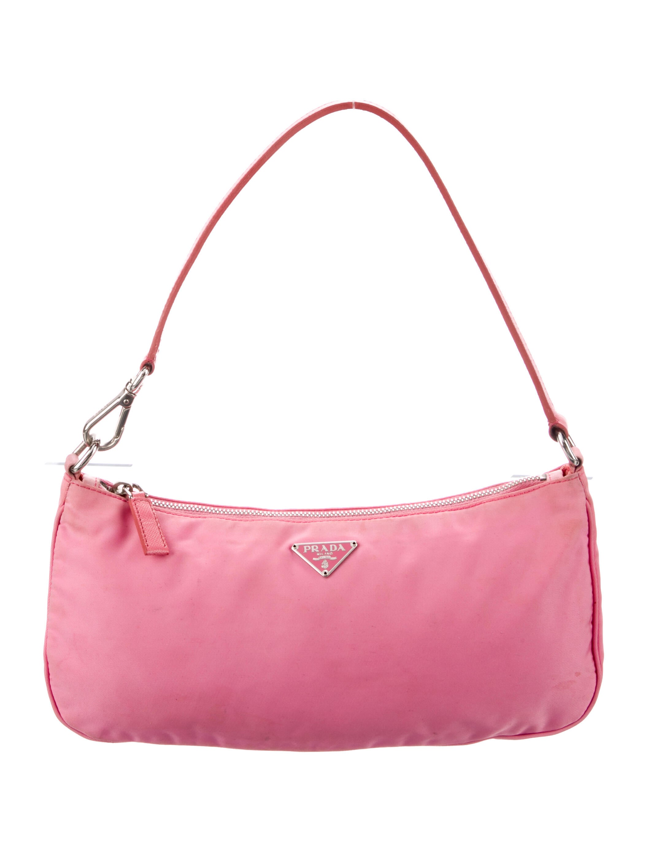 Prada Tessuto Shoulder Bag Pink Shoulder Bags, Handbags PRA801080