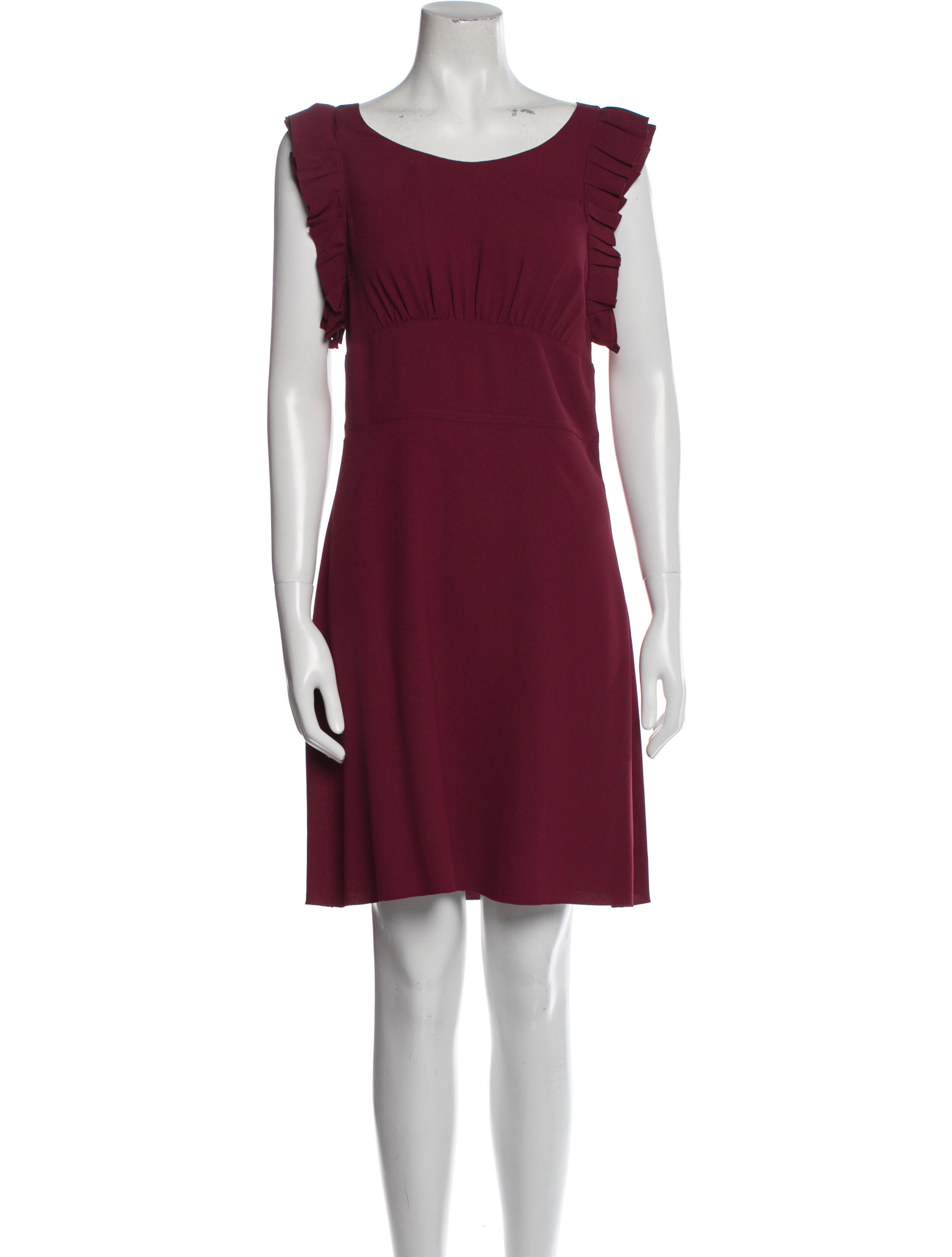 Prada Scoop Neck Mini Dress