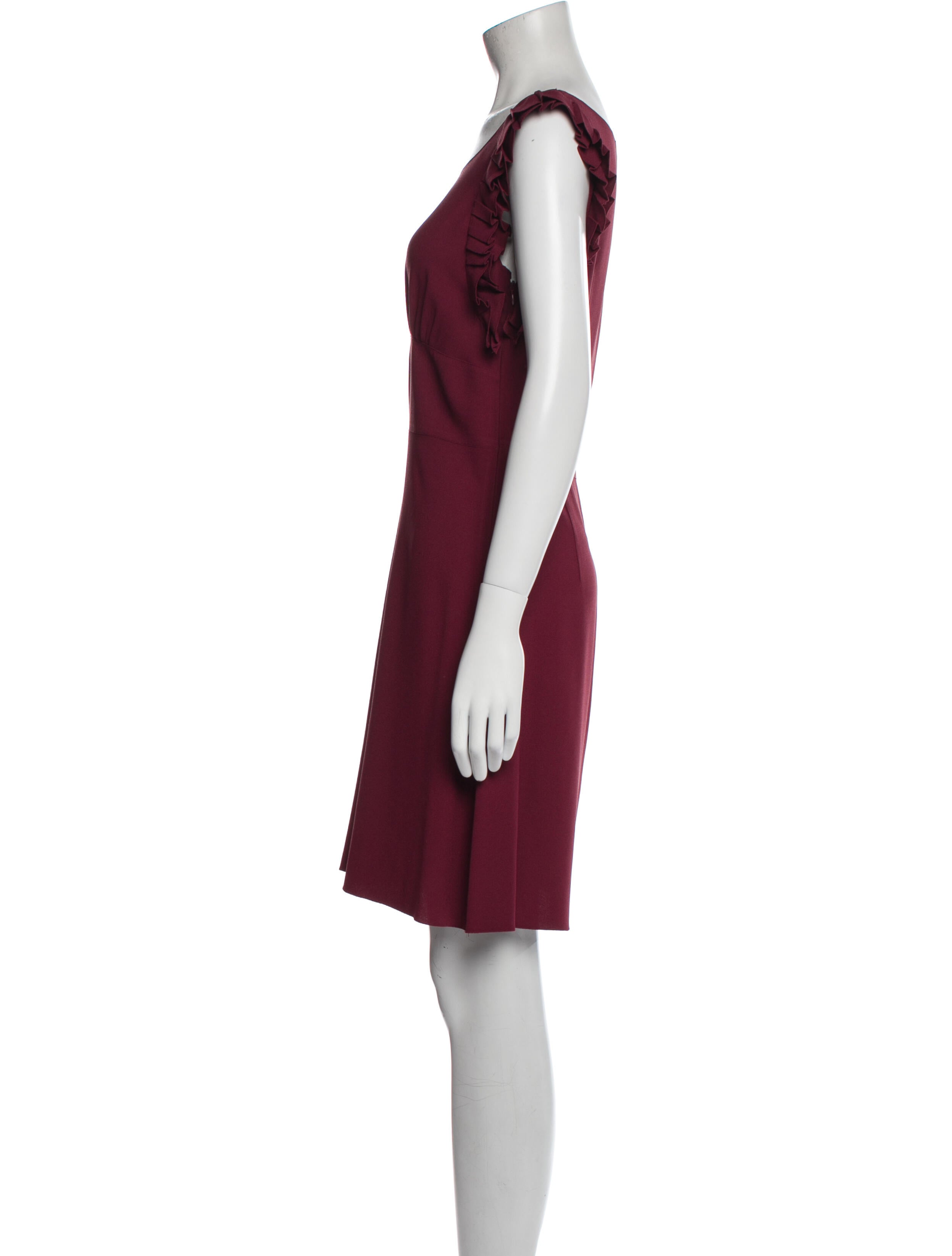 Prada Scoop Neck Mini Dress