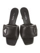 Prada Soft Padded Nappa Sandals Leather Mules